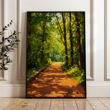 Landscape 458 Canvas Art 60 x 40 cm / Black