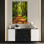 Landscape 458 Canvas Art 60 x 40 cm / Black
