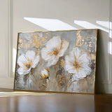 Floral 459 Canvas Art 60 x 40 cm / Black
