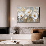 Floral 459 Canvas Art 60 x 40 cm / Black