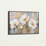 Floral 459 Canvas Art 60 x 40 cm / Black