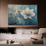 Floral 460 Canvas Art 60 x 40 cm / Black