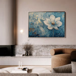 Floral 460 Canvas Art 60 x 40 cm / Black