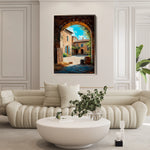 Landscape 460 Canvas Art 60 x 40 cm / Black