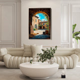 Landscape 460 Canvas Art 60 x 40 cm / Black