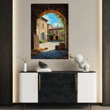 Landscape 460 Canvas Art 60 x 40 cm / Black