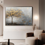 Floral 461 Canvas Art 60 x 40 cm / Black