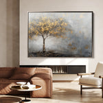 Floral 461 Canvas Art 60 x 40 cm / Black