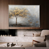 Floral 461 Canvas Art 60 x 40 cm / Black