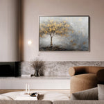 Floral 461 Canvas Art 60 x 40 cm / Black
