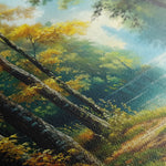 Landscape 461 Canvas Art 60 x 40 cm / Black
