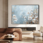 Floral 462 Canvas Art 60 x 40 cm / Black