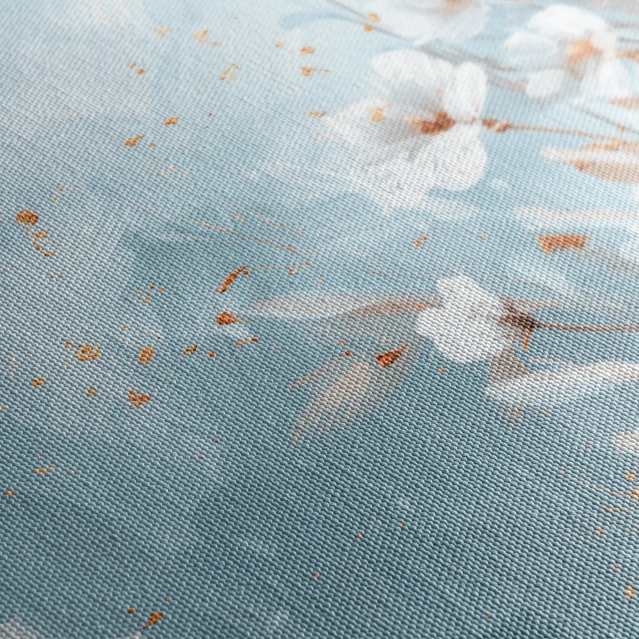 Floral 462 Canvas Art 60 x 40 cm / Black