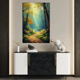 Landscape 462 Canvas Art 60 x 40 cm / Black