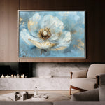 Floral 463 Canvas Art 60 x 40 cm / Black