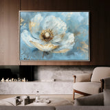 Floral 463 Canvas Art 60 x 40 cm / Black