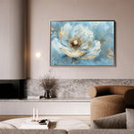 Floral 463 Canvas Art 60 x 40 cm / Black