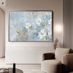Floral 464 Canvas Art 60 x 40 cm / Black