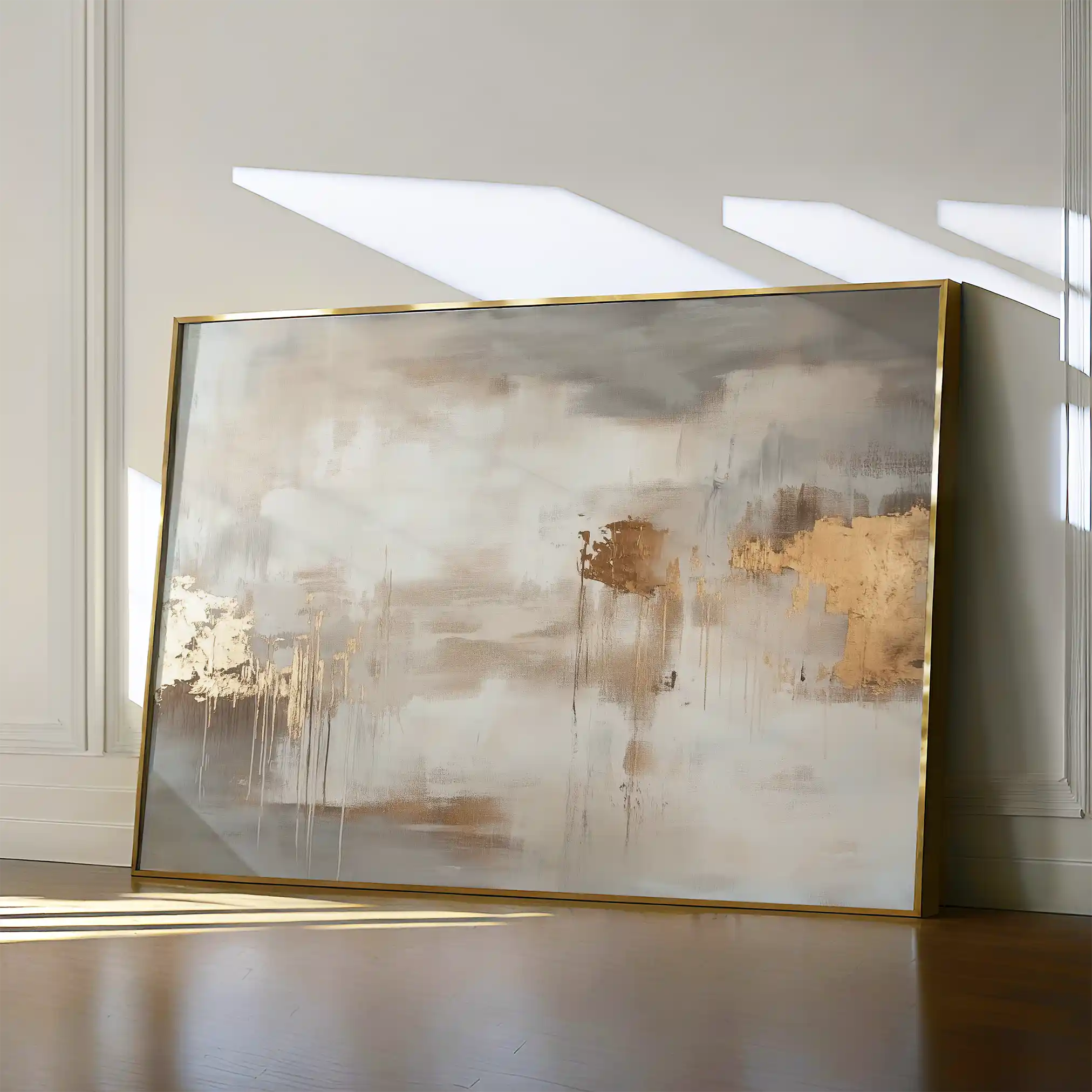 Abstract 465 Canvas Art 60 x 40 cm / Black