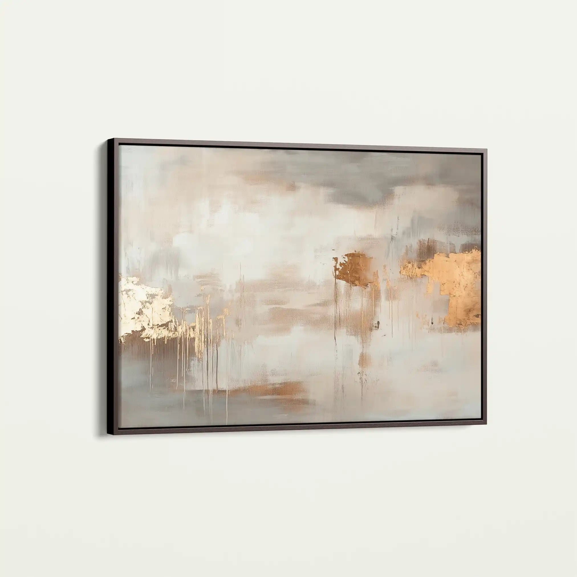 Abstract 465 Canvas Art 60 x 40 cm / Black