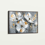 Floral 465 Canvas Art 60 x 40 cm / Black