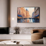Landscape 465 Canvas Art 60 x 40 cm / Black