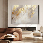 Abstract 466 Canvas Art 60 x 40 cm / Black