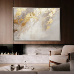 Abstract 466 Canvas Art 60 x 40 cm / Black