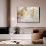 Abstract 466 Canvas Art 60 x 40 cm / Black