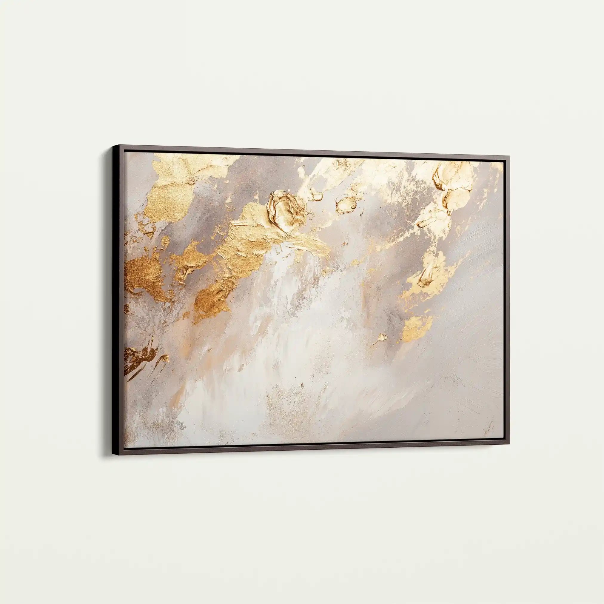 Abstract 466 Canvas Art 60 x 40 cm / Black