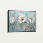 Floral 466 Canvas Art 60 x 40 cm / Black