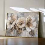Floral 467 Canvas Art 60 x 40 cm / Black