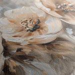 Floral 467 Canvas Art 60 x 40 cm / Black