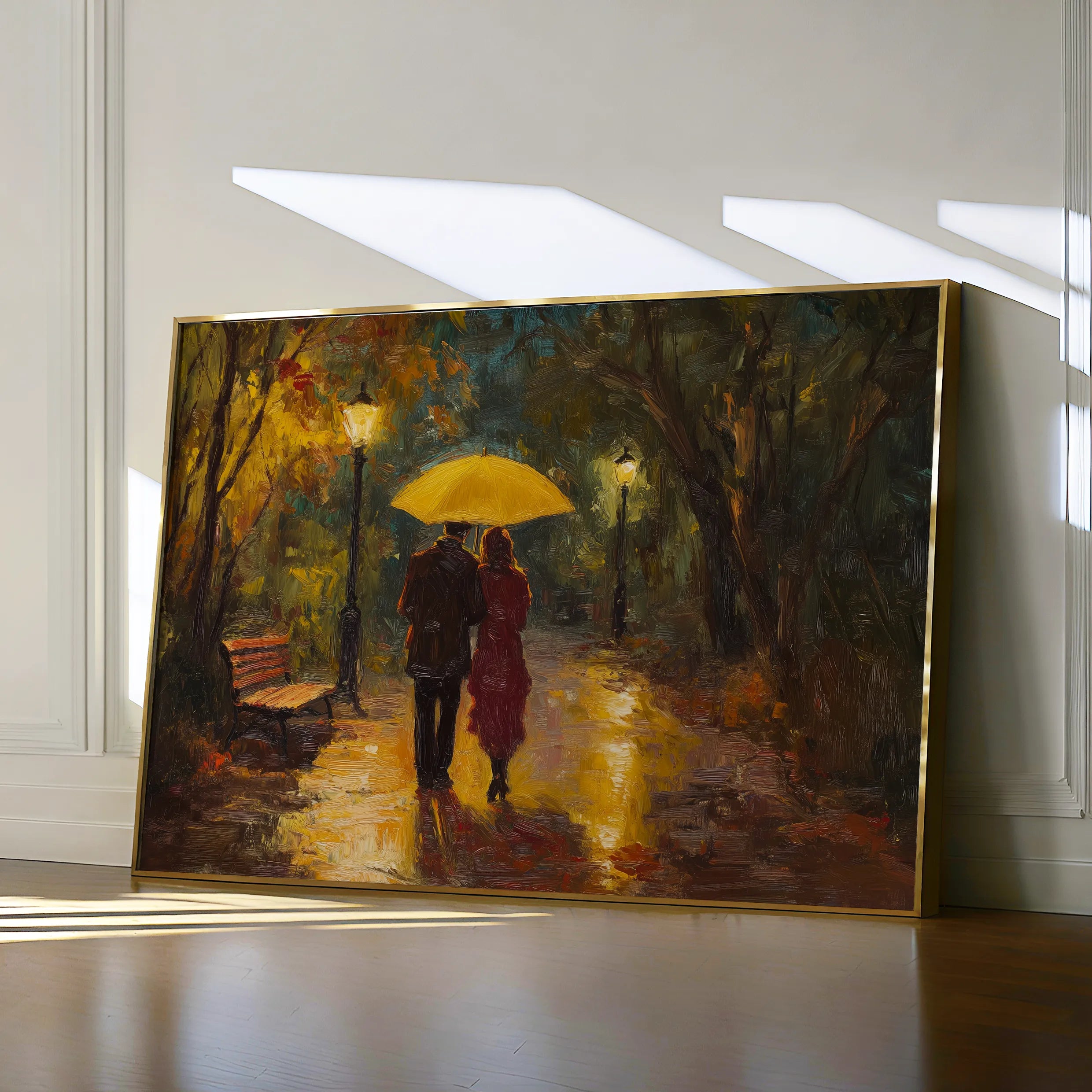 Landscape 467 Canvas Art 60 x 40 cm / Black