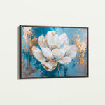 Floral 468 Canvas Art 60 x 40 cm / Black