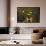 Landscape 468 Canvas Art 60 x 40 cm / Black
