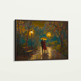 Landscape 468 Canvas Art 60 x 40 cm / Black