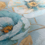 Floral 469 Canvas Art 60 x 40 cm / Black
