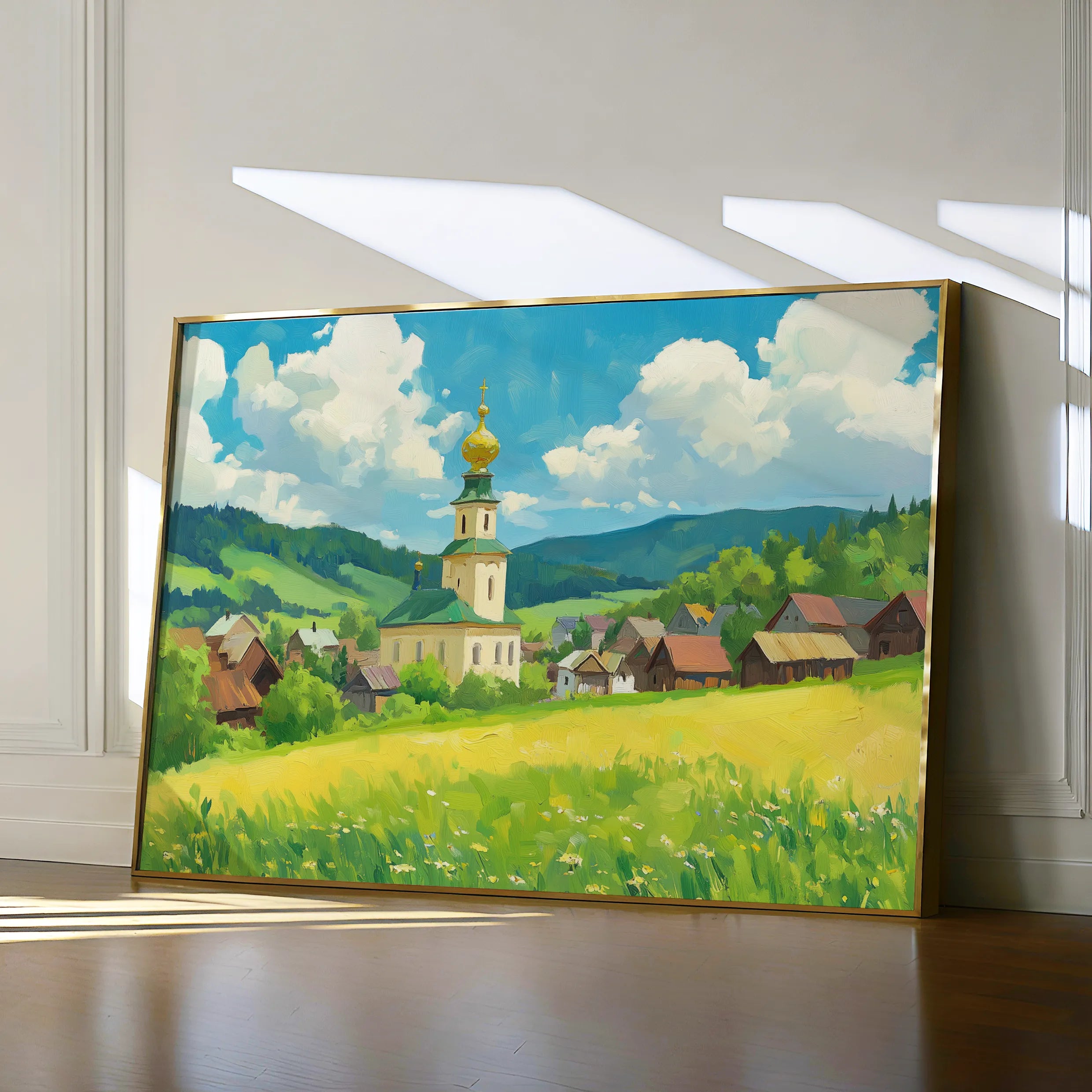 Landscape 469 Canvas Art 60 x 40 cm / Black