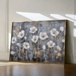 Floral 470 Canvas Art 60 x 40 cm / Black