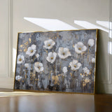 Floral 470 Canvas Art 60 x 40 cm / Black