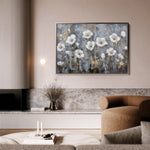 Floral 470 Canvas Art 60 x 40 cm / Black