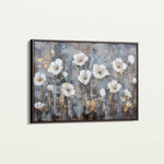Floral 470 Canvas Art 60 x 40 cm / Black