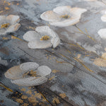 Floral 470 Canvas Art 60 x 40 cm / Black