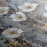 Floral 470 Canvas Art 60 x 40 cm / Black
