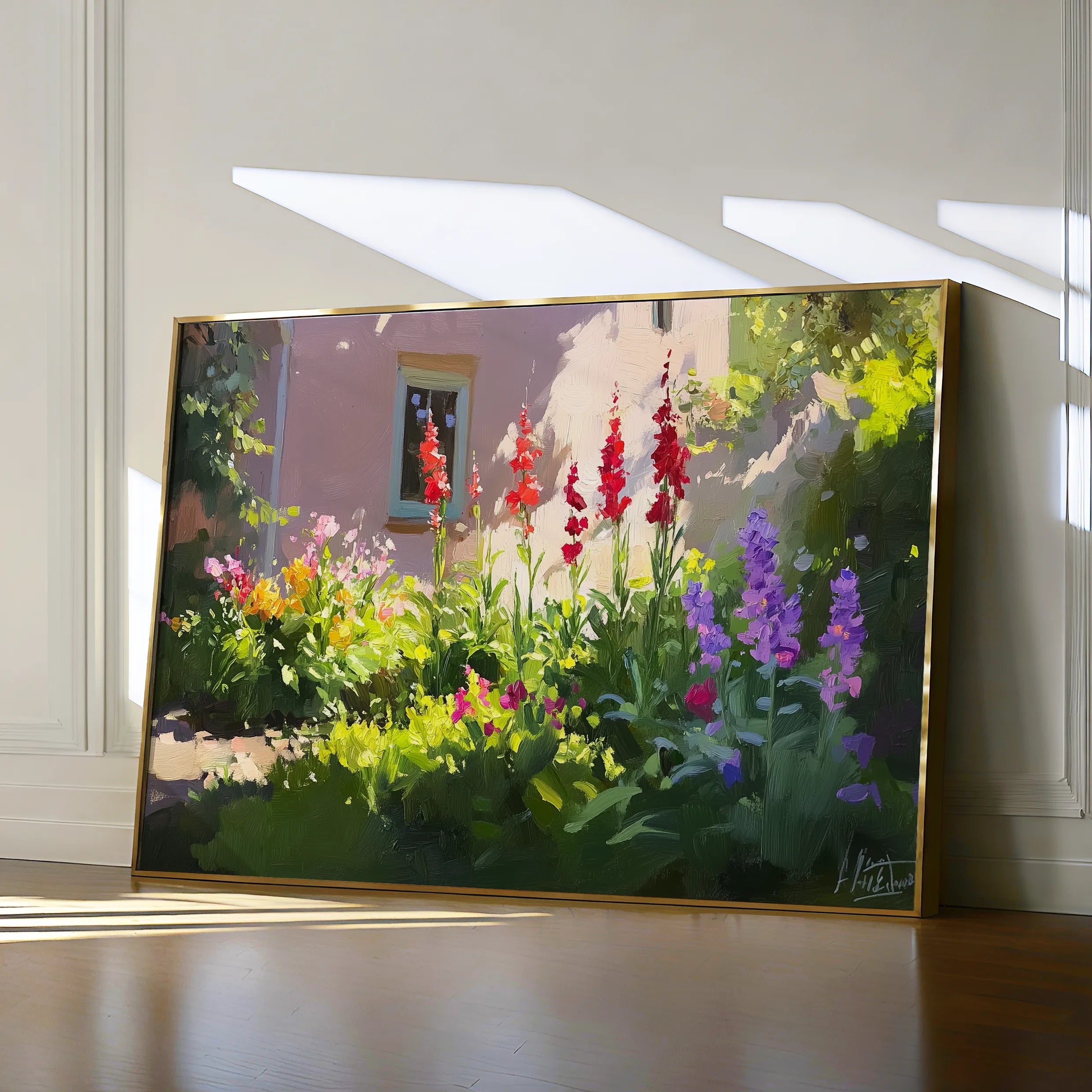Landscape 471 Canvas Art 60 x 40 cm / Black