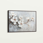 Floral 472 Canvas Art 60 x 40 cm / Black