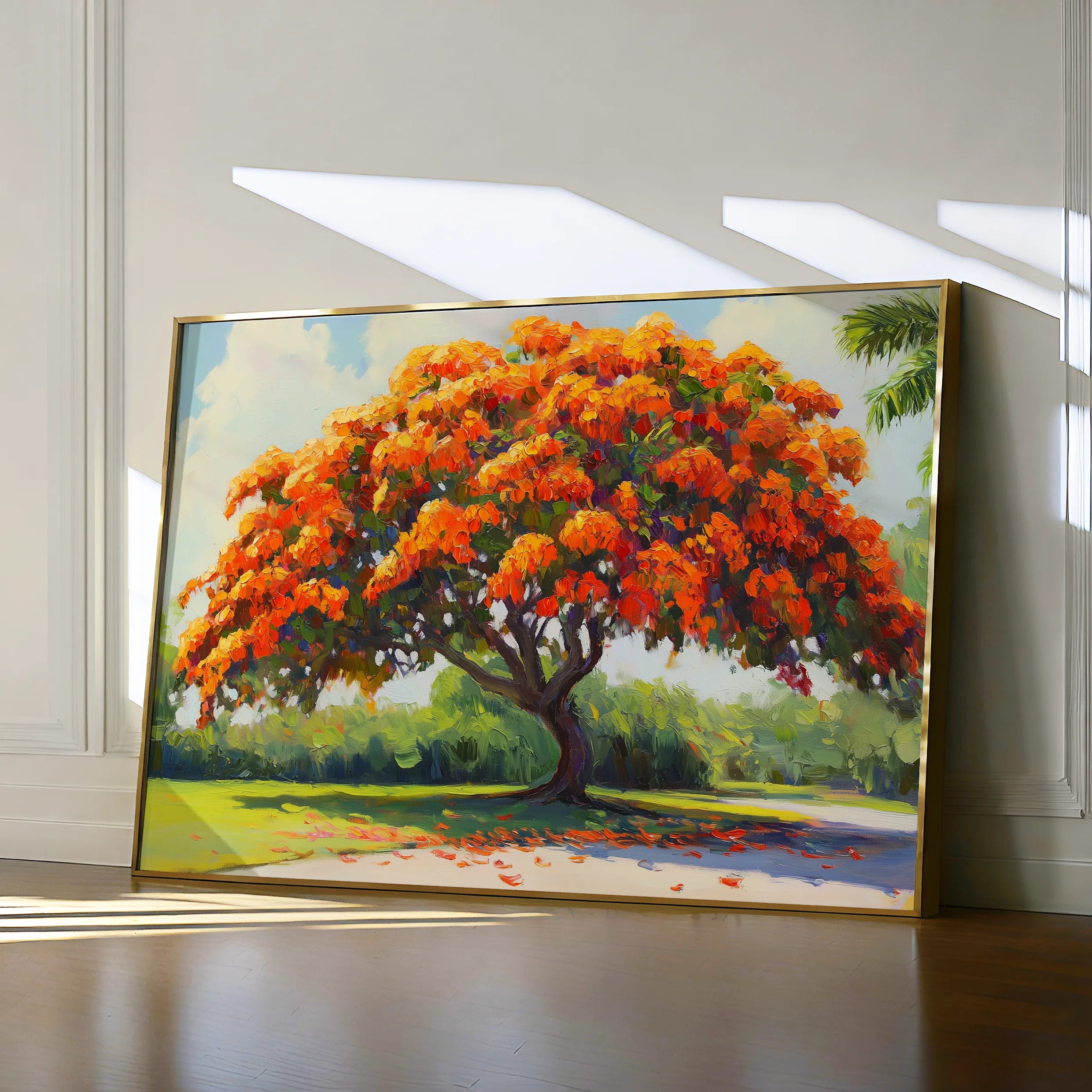 Landscape 472 Canvas Art 60 x 40 cm / Black
