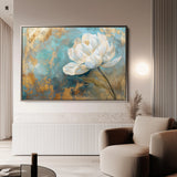 Floral 473 Canvas Art 60 x 40 cm / Black