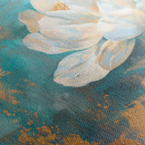 Floral 473 Canvas Art 60 x 40 cm / Black